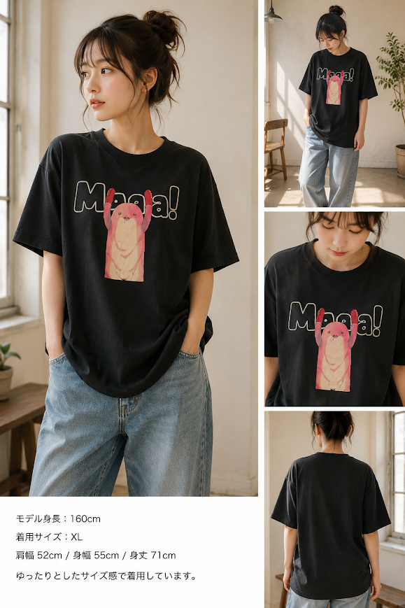 メイドインアビス マアアさん Tシャツ|「Maaa!」公式ライセンス XL