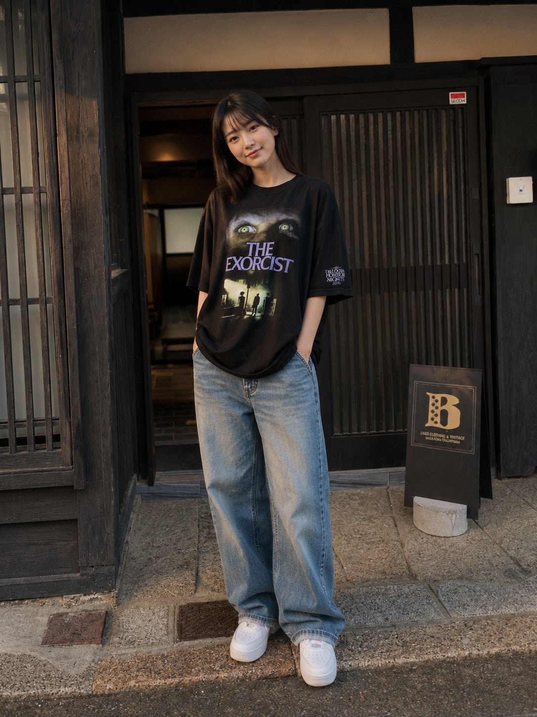 ⭐️Universal Studios Halloween Horror Nights 2016『THE EXORCIST』オフィシャルTシャツ ビッグシルエット⭐️