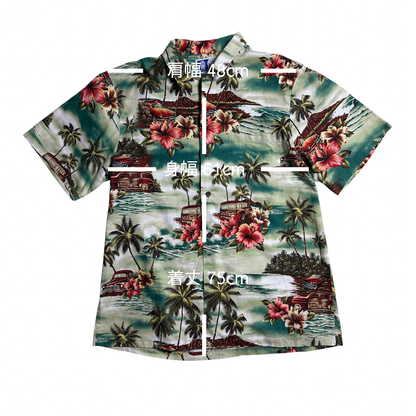 🌺Made in Hawaii🌺 RJC ハワイアンシャツ アロハシャツ コットン100% Lサイズ