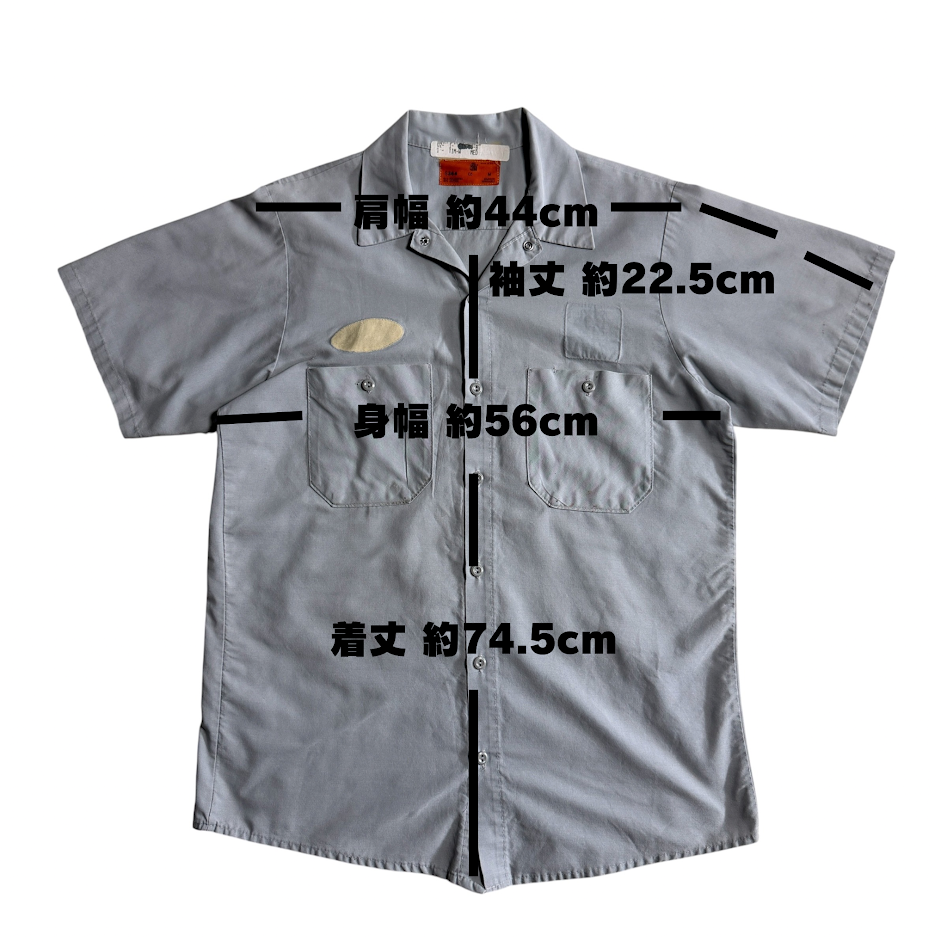 USA製 Red Kap（レッドキャップ） Hollywood Cross Speed Shop ワークシャツ サイズM