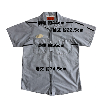 USA製 Red Kap（レッドキャップ） Hollywood Cross Speed Shop ワークシャツ サイズM