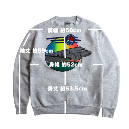 Alaska Airlines（アラスカ航空） × ONEITA POWER-SWEATS USA製 スウェット M