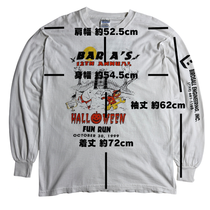 1999 BAR A’S Halloween Fun Run ロングスリーブ ハロウィーンTシャツ / Gildan Ultra Cotton