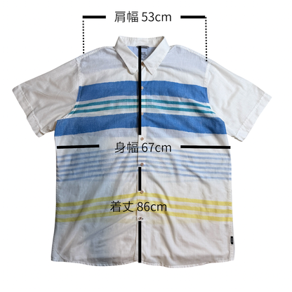 IZOD 半袖ボーダーシャツ｜夏の風をまとう一枚