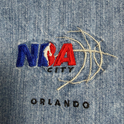 NBA CITY ORLANDO デニムシャツ｜かつて存在したNBAテーマ施設の一枚