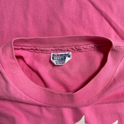 90s Hanes BEEFY-T “Seattle Washington” スーベニアTシャツ USA製 ピンク XL