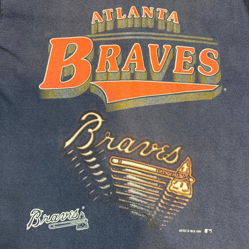 1994 Atlanta Braves フェードTシャツ USA製｜MLB公式ライセンス