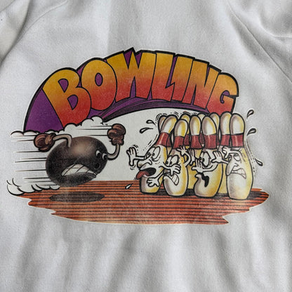 🎳 USA製 LOGO7 ボウリングスウェット｜逃げ出すピンたちのユーモア