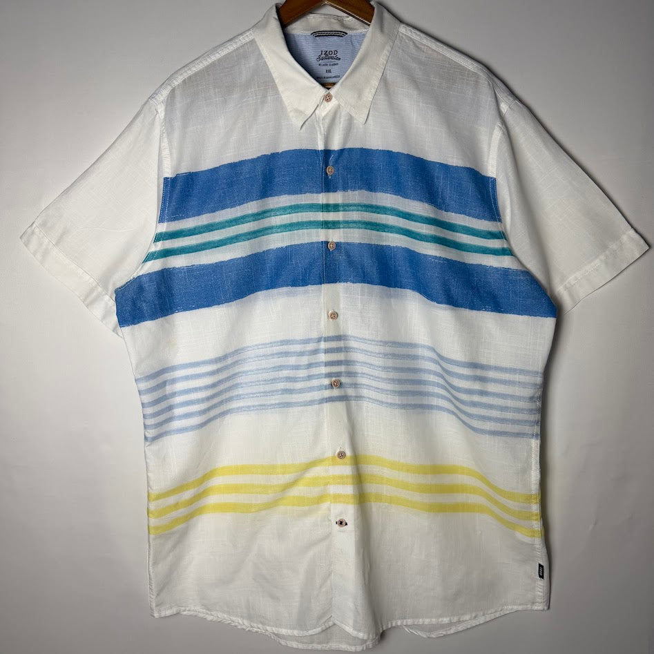 IZOD 半袖ボーダーシャツ｜夏の風をまとう一枚