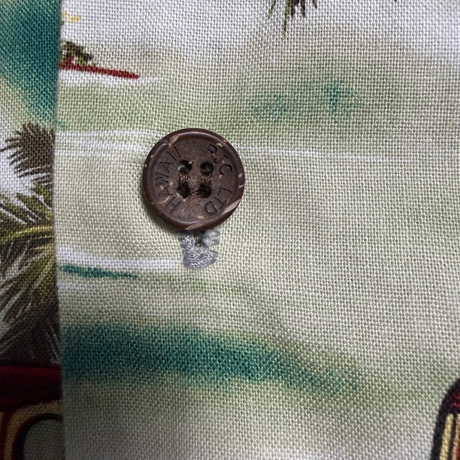 🌺Made in Hawaii🌺 RJC ハワイアンシャツ アロハシャツ コットン100% Lサイズ