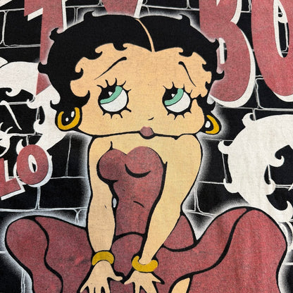 BETTY BOOP オールオーバープリント Tシャツ｜前後プリント・TULTEXボディ・Lサイズ