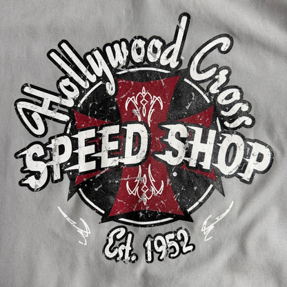 USA製 Red Kap（レッドキャップ） Hollywood Cross Speed Shop ワークシャツ サイズM