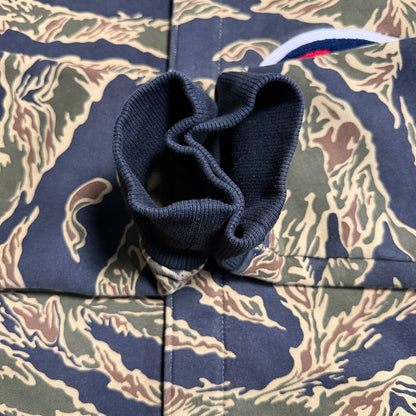 Supreme × Champion 2015 FW Snap Front Sweat｜タイガーカモ スナップジャケット M