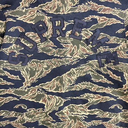 Supreme × Champion 2015 FW Snap Front Sweat｜タイガーカモ スナップジャケット M