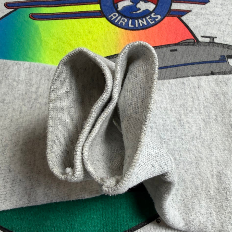 Alaska Airlines（アラスカ航空） × ONEITA POWER-SWEATS USA製 スウェット M