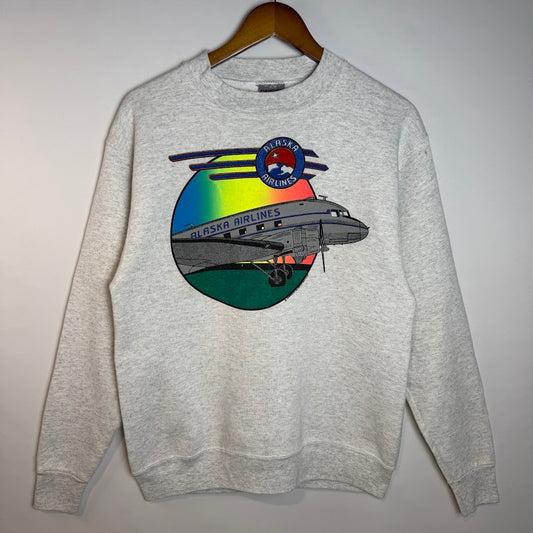 Alaska Airlines（アラスカ航空） × ONEITA POWER-SWEATS USA製 スウェット M
