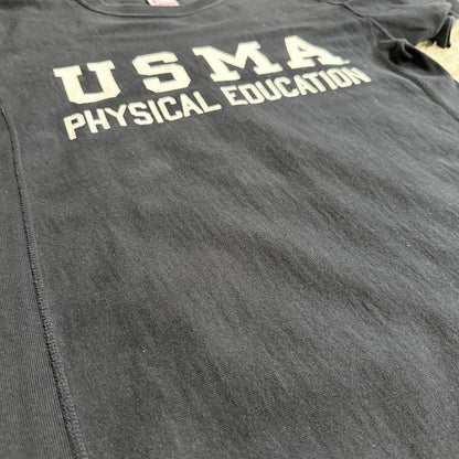 Champion Reverse Weave USMA PHYSICAL EDUCATION Tシャツ｜ヘビーウェイト ブラック Lサイズ