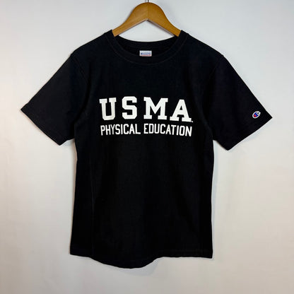 Champion Reverse Weave USMA PHYSICAL EDUCATION Tシャツ｜ヘビーウェイト ブラック Lサイズ