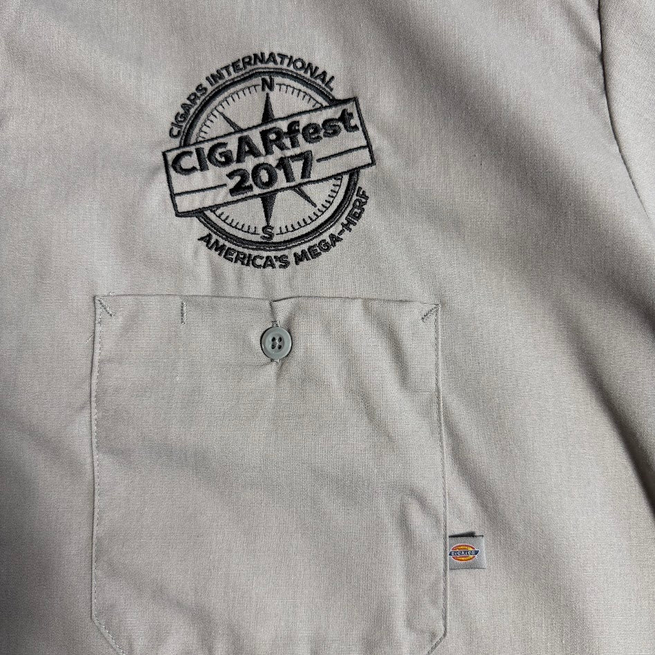 Dickies （ディッキーズ）CIGARfest 2017 半袖ワークシャツ 2XL グレー