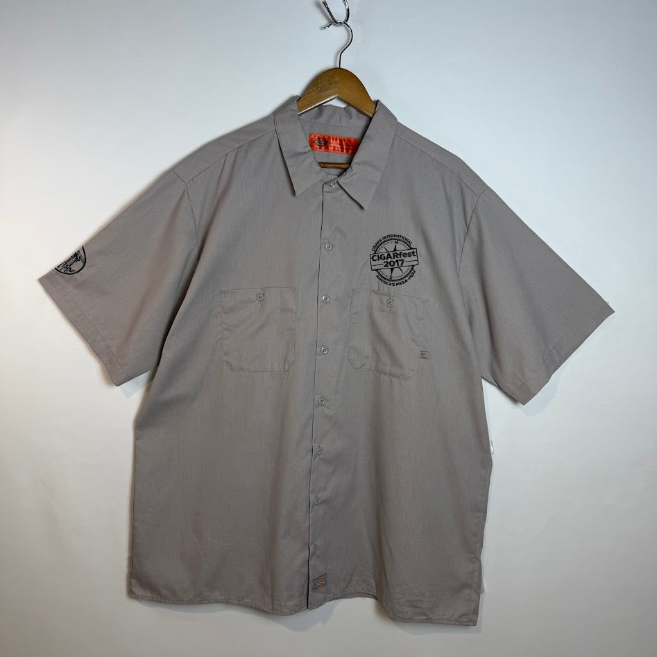 Dickies （ディッキーズ）CIGARfest 2017 半袖ワークシャツ 2XL グレー