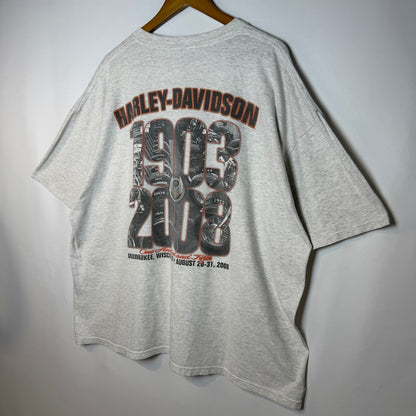 Harley-Davidson 105th Anniversary 2008 両面プリント Tシャツ BRASADOボディ