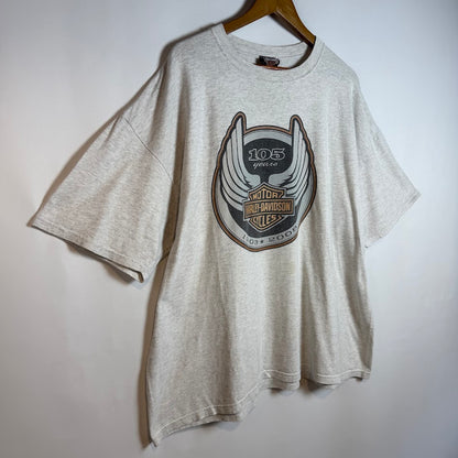 Harley-Davidson 105th Anniversary 2008 両面プリント Tシャツ BRASADOボディ
