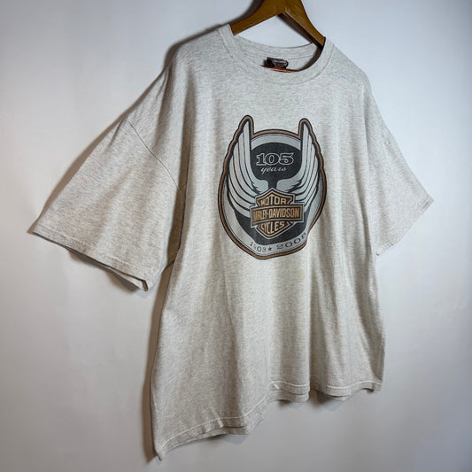 Harley-Davidson 105th Anniversary 2008 両面プリント Tシャツ BRASADOボディ