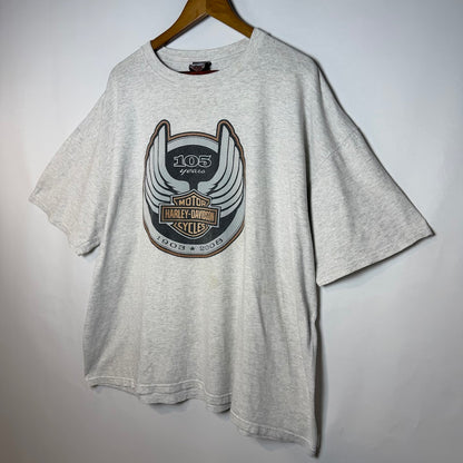 Harley-Davidson 105th Anniversary 2008 両面プリント Tシャツ BRASADOボディ
