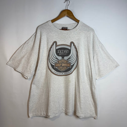 Harley-Davidson 105th Anniversary 2008 両面プリント Tシャツ BRASADOボディ