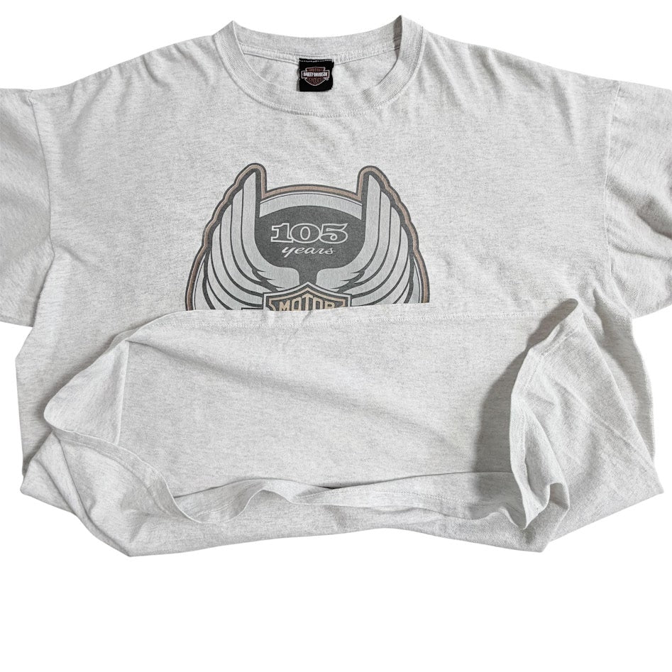 Harley-Davidson 105th Anniversary 2008 両面プリント Tシャツ BRASADOボディ