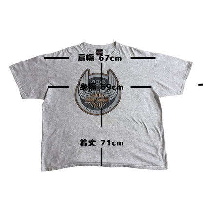 Harley-Davidson 105th Anniversary 2008 両面プリント Tシャツ BRASADOボディ