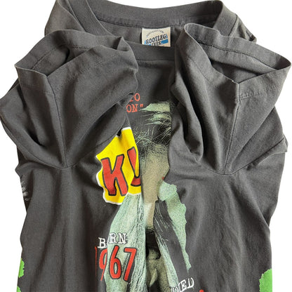 Kurt Cobain「GRUNGE IS NOT DEAD」ブートレグデザインTシャツ L ブラック