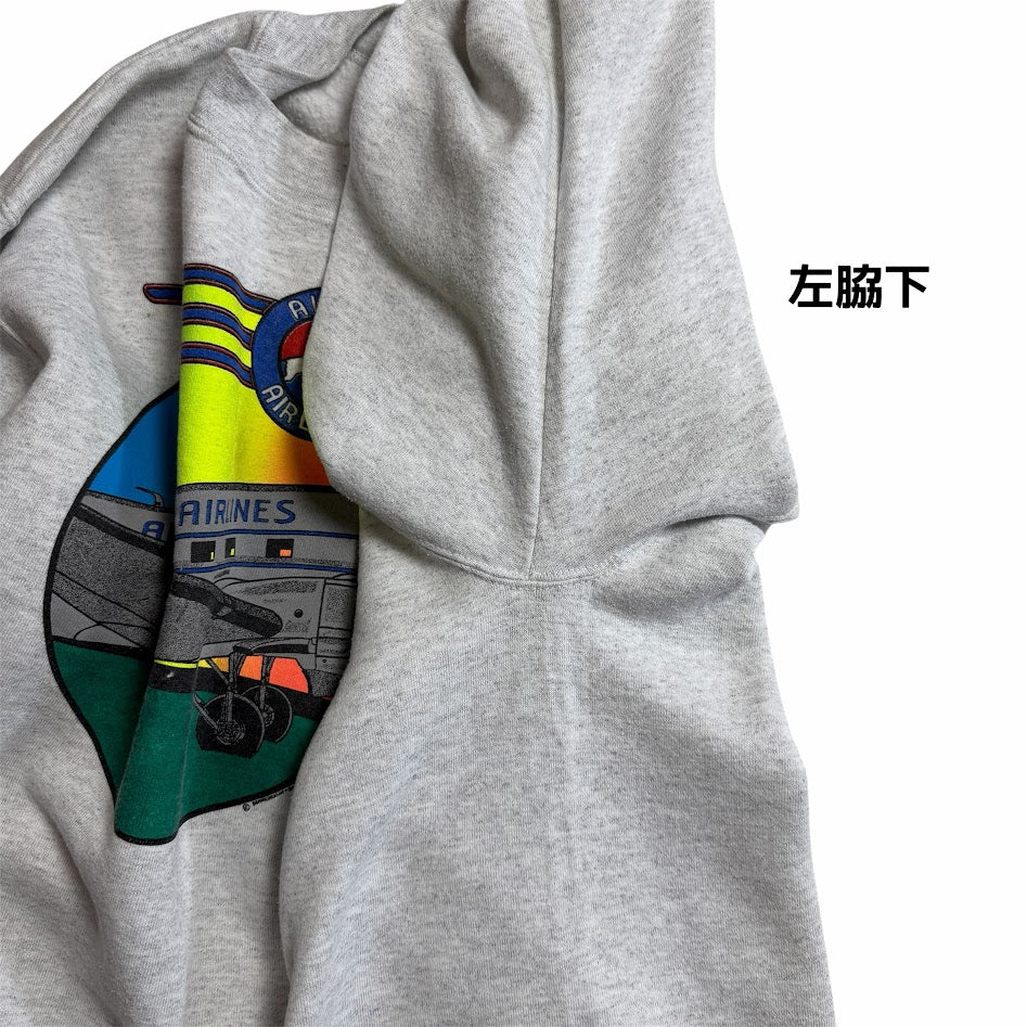 Alaska Airlines（アラスカ航空） × ONEITA POWER-SWEATS USA製 スウェット M