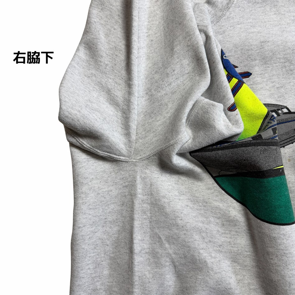 Alaska Airlines（アラスカ航空） × ONEITA POWER-SWEATS USA製 スウェット M