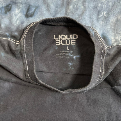 2007 Pink Floyd The Wall Liquid Blue タイダイ ロングスリーブTシャツ L
