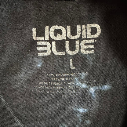 2007 Pink Floyd The Wall Liquid Blue タイダイ ロングスリーブTシャツ L