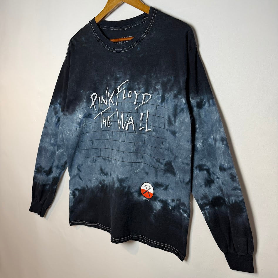 2007 Pink Floyd The Wall Liquid Blue タイダイ ロングスリーブTシャツ L