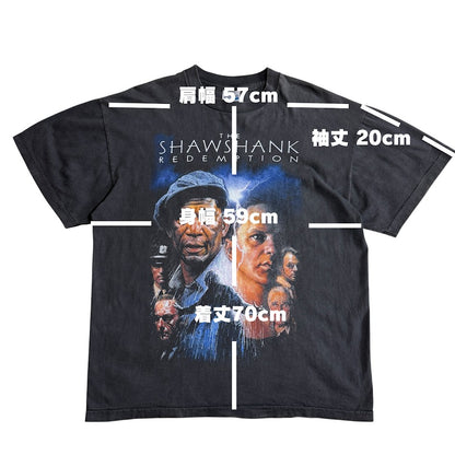ショーシャンクの空に ブートレグ ムービーTシャツ｜両面プリント THE SHAWSHANK REDEMPTION