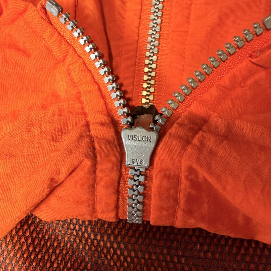 ⭐️美品⭐️ Champion U.S.A. ナイロンメッシュベスト オレンジ アウトドアベスト Lサイズ