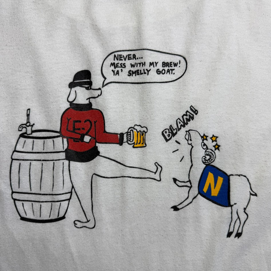 ⭐️90年代 USA製 JERZEES West Point E2 Brew Dogs ポケットTシャツ⭐️