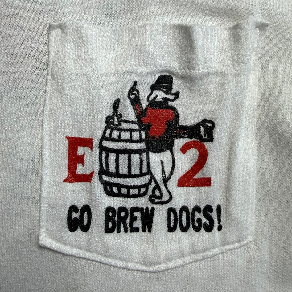 ⭐️90年代 USA製 JERZEES West Point E2 Brew Dogs ポケットTシャツ⭐️