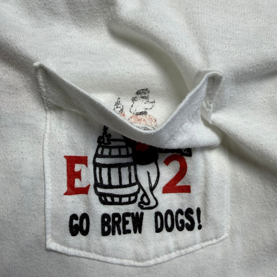 ⭐️90年代 USA製 JERZEES West Point E2 Brew Dogs ポケットTシャツ⭐️