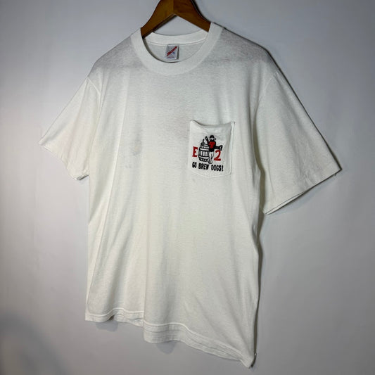 ⭐️90年代 USA製 JERZEES West Point E2 Brew Dogs ポケットTシャツ⭐️