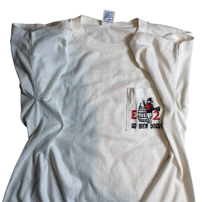 ⭐️90年代 USA製 JERZEES West Point E2 Brew Dogs ポケットTシャツ⭐️