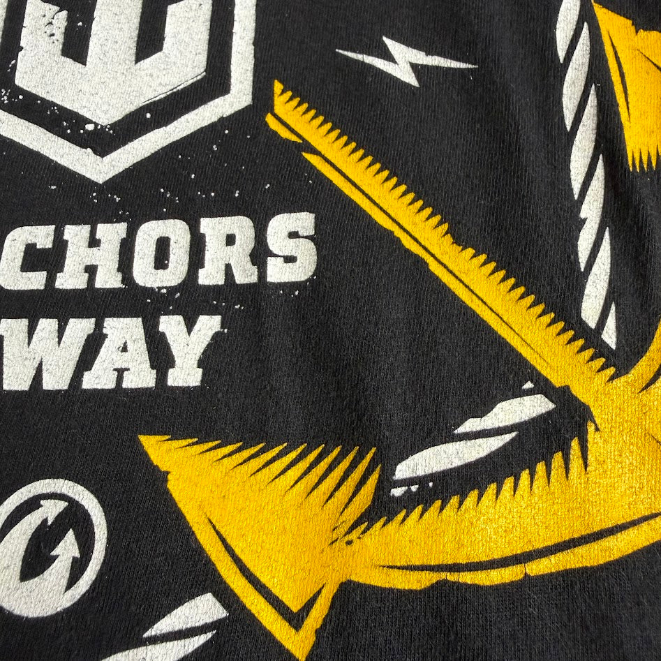 ⭐️美品⭐️WORLD OF WARSHIPS TOUR 2019 公式Tシャツ アンカープリント ブラック