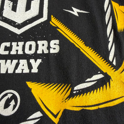 ⭐️美品⭐️WORLD OF WARSHIPS TOUR 2019 公式Tシャツ アンカープリント ブラック