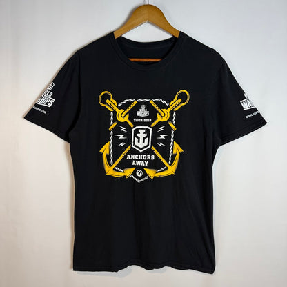 ⭐️美品⭐️WORLD OF WARSHIPS TOUR 2019 公式Tシャツ アンカープリント ブラック