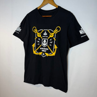 ⭐️美品⭐️WORLD OF WARSHIPS TOUR 2019 公式Tシャツ アンカープリント ブラック