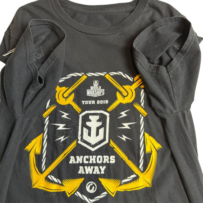 ⭐️美品⭐️WORLD OF WARSHIPS TOUR 2019 公式Tシャツ アンカープリント ブラック